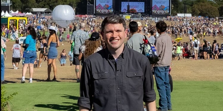 Texas Democratic candidate for the Senate James Talarico poses for a photograph at the 2026 Austin City Limits Music Festival on Oct. 9, 2026 in Austin, Texas.