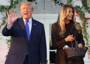 White House celebrates Halloween with trick-or-treating, BE Best postcards and coloring books